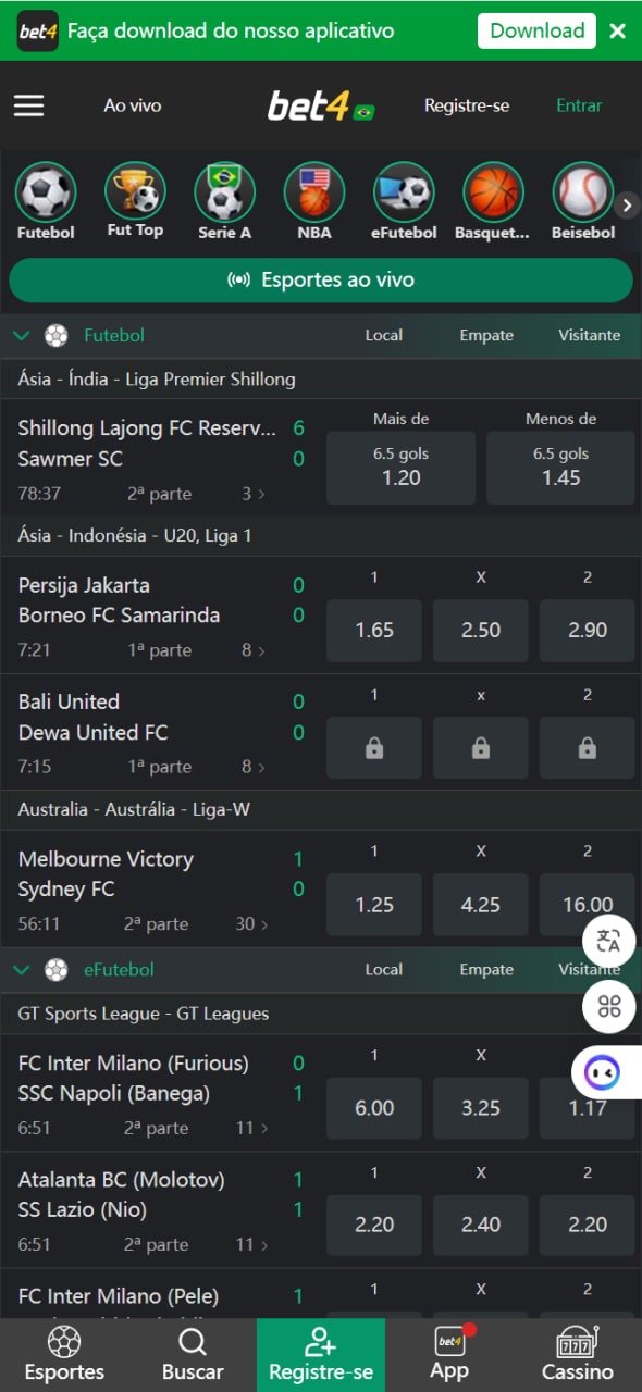 This image is app homepage image of best online betting app in Brazil